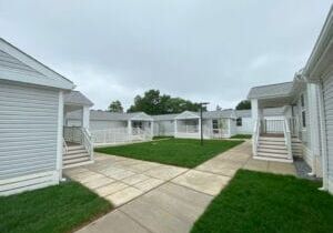 logements modulaires pour étudiants à l'Université catholique