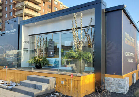 Commerce de détail modulaire délocalisable